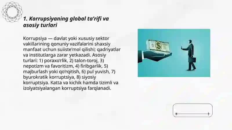 Korrupsiya Global muammo sifatida 3