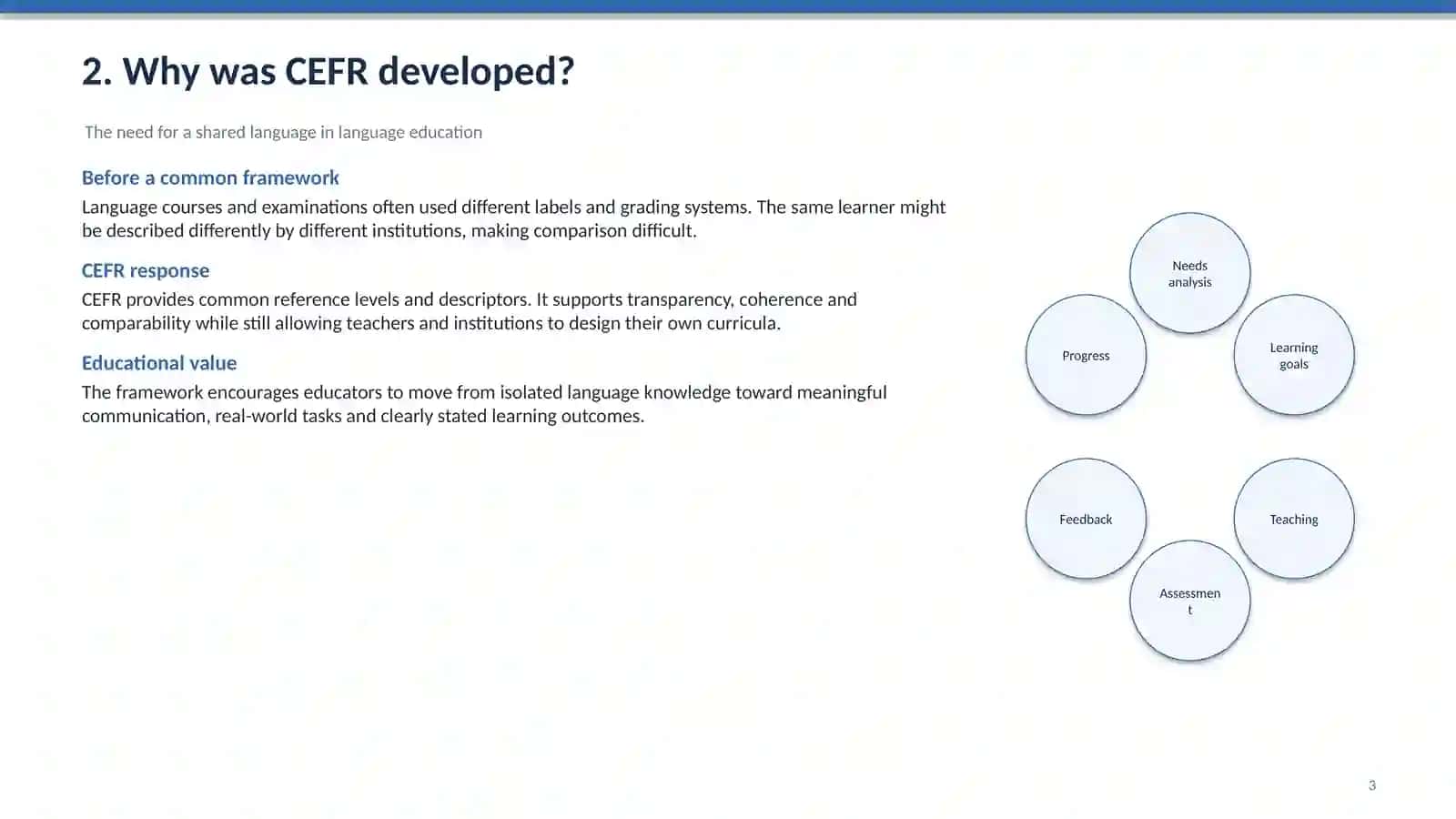 Cefr and language education 3