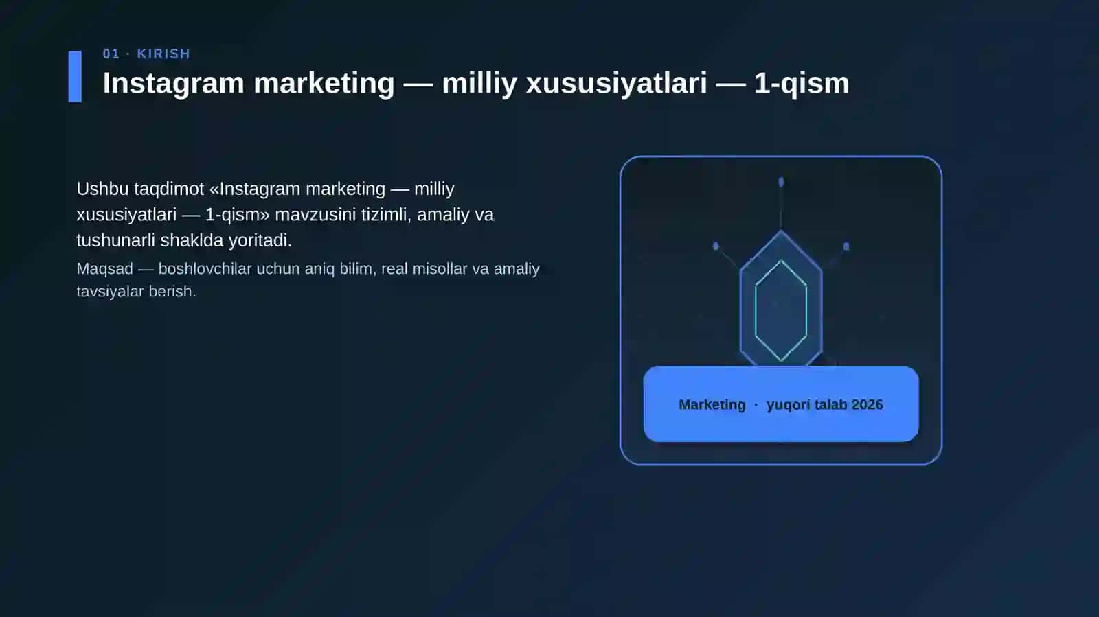 Instagram marketing — milliy xususiyatlari — 1-qism 3