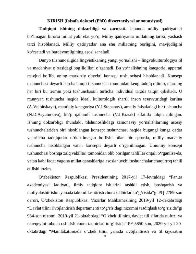 MUSTAQILLIK DAVRI O‘ZBEK SHE’RIYATIDA VATAN KONSEPTINI IFODALOVCHI LINGVISTIK VOSITALAR 3