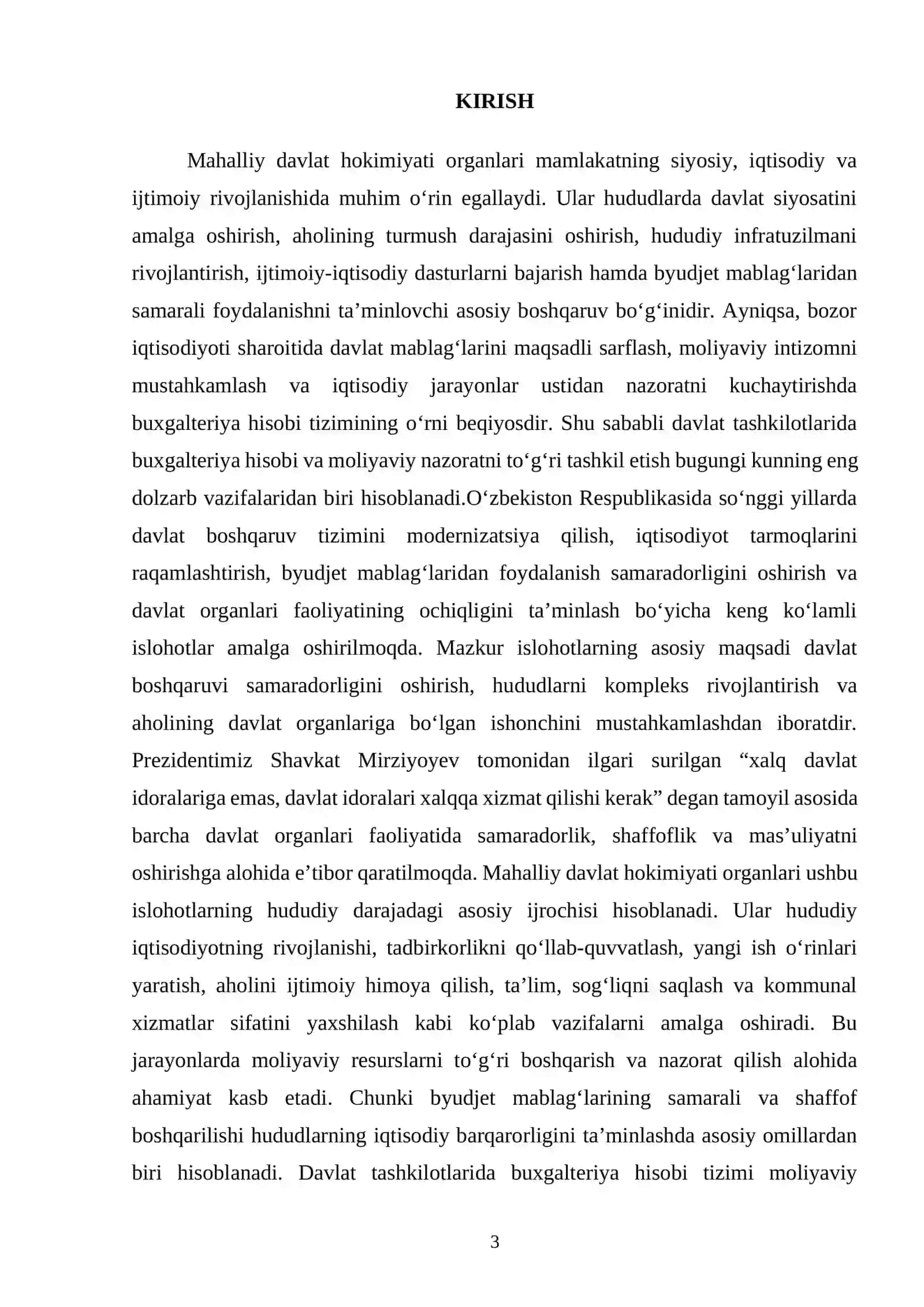 MALAKAVIY AMALIYOTI BO‘YICHA HISOBOTI. Buxoro viloyati Kogon tumani hokimligi buxgalteriya bo‘limi 3