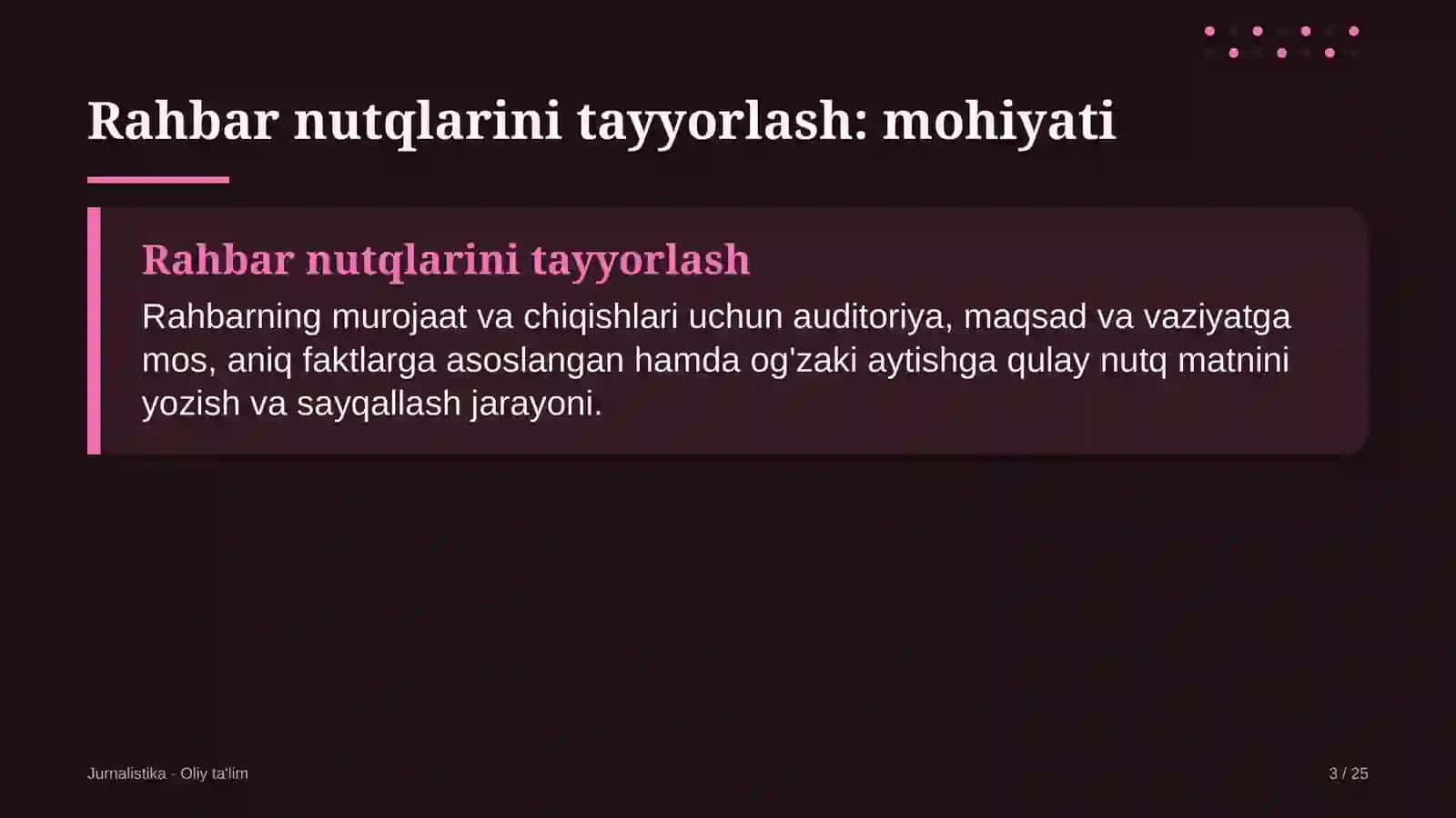 tog' ekotizimlarida rahbar nutqlarini tayyorlash 9246 3