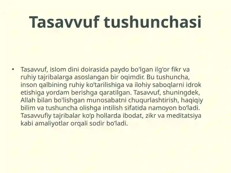 Tasavvuftushunchasi va uningmohiyati 3