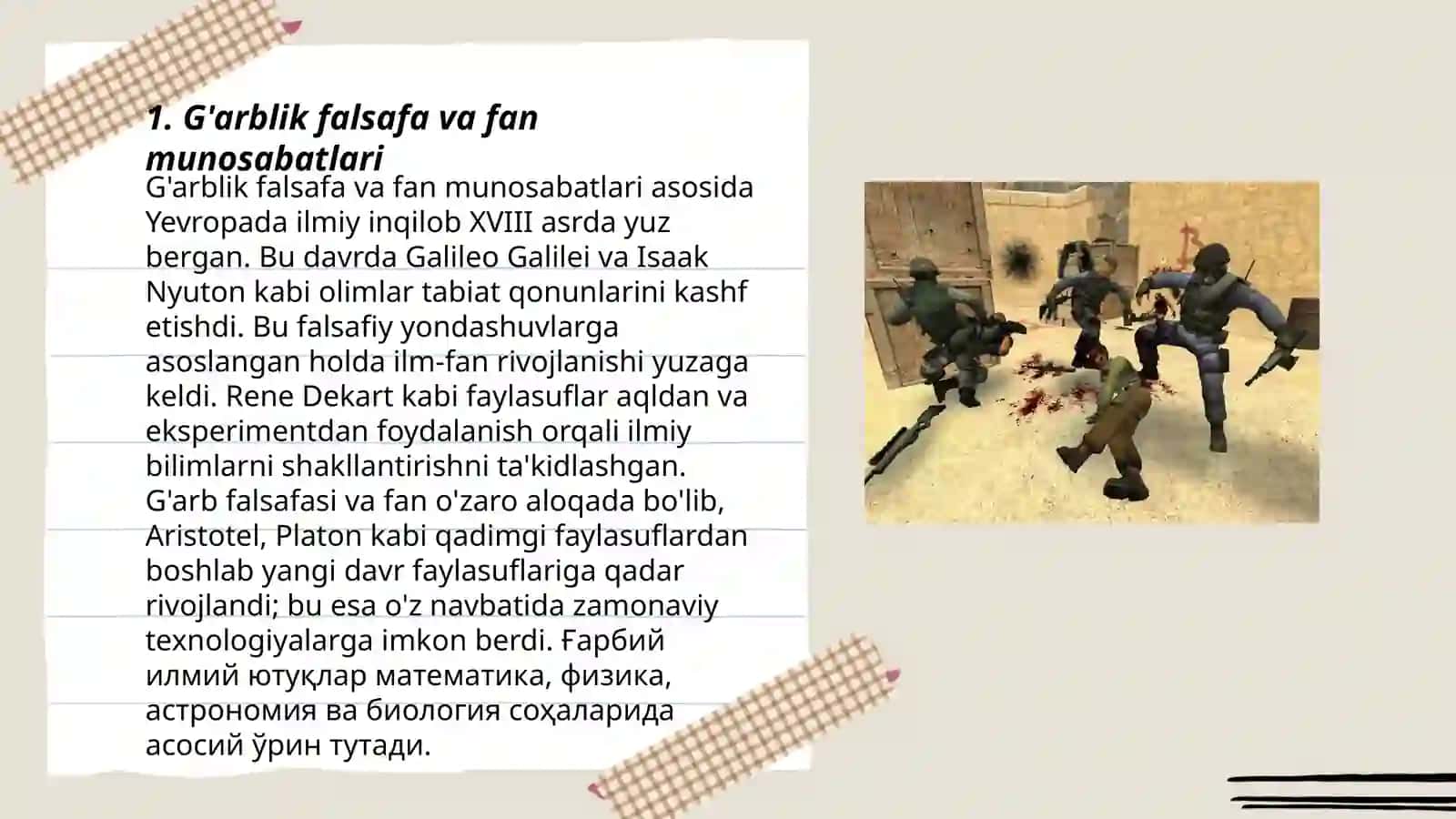 G'arblik falsafa va fan munosabatlari 3