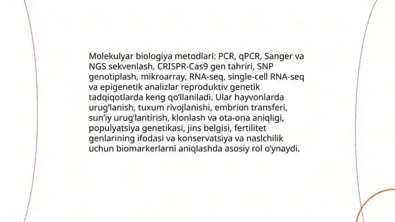 Zoologiyada zamonaviy tadqiqot metodlari 3