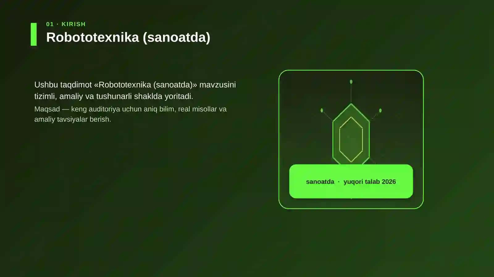 Robototexnika (sanoatda) 3