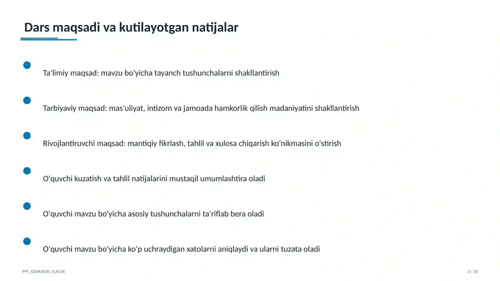 Rus tilida otlarning jinsi: rod (3-sinf) 3