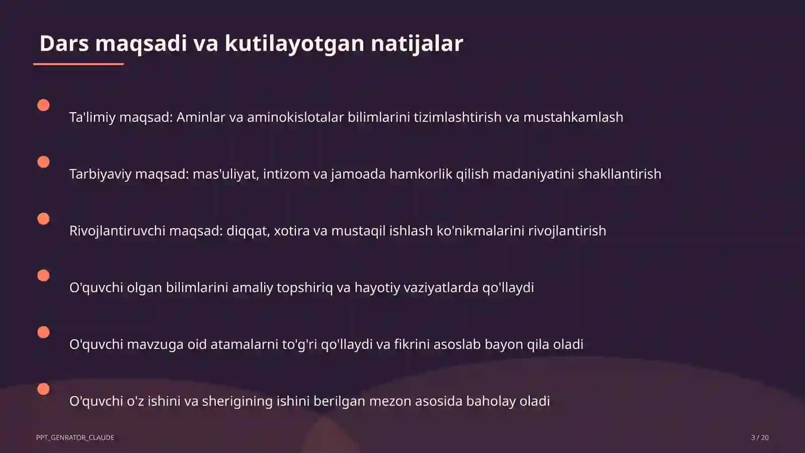 Aminlar va aminokislotalar (11-sinf) 3