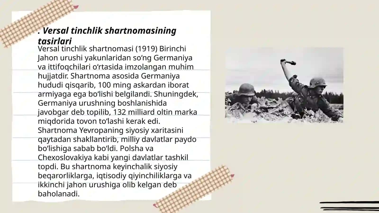 Versal tinchlik shartnomasining tasirlari 3