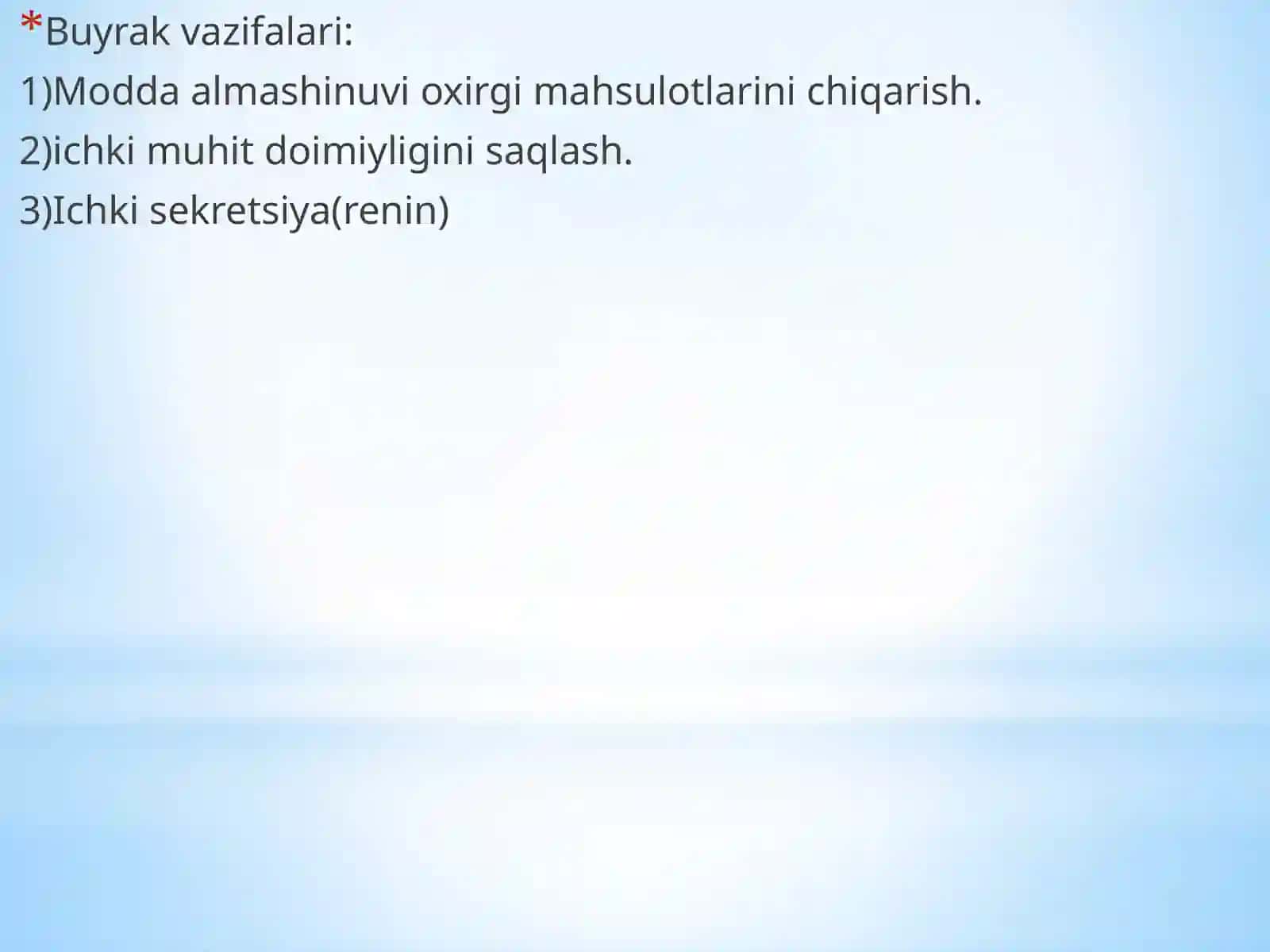 Bolalarda ayirish sisitemasi anatomik va fiziologik xususiyatlari 3