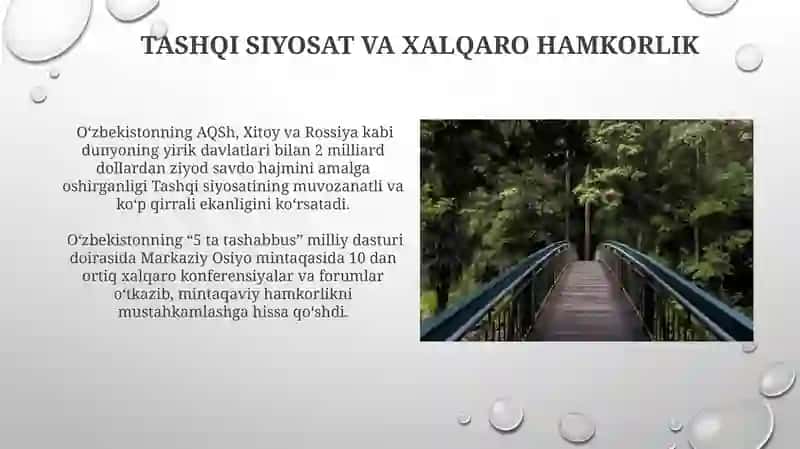 Oʻzbekistonning o’ziga xos istiqlol va taraqqiyot yo’li 3