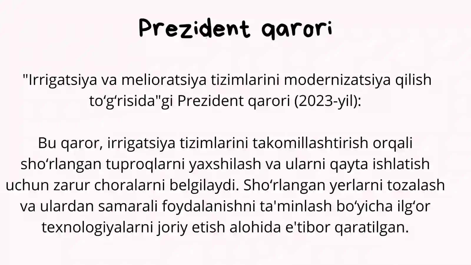 Tuproqning tuz-suv rejimi fanidan taqdimoti 3
