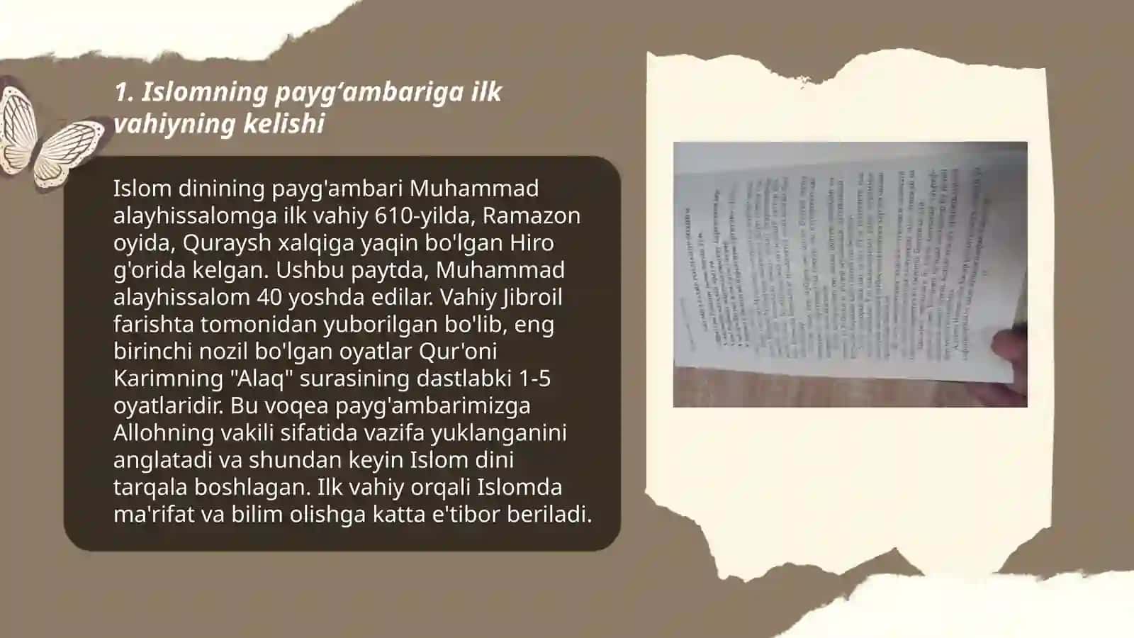 Islomda kitobatning boshlanishi 3