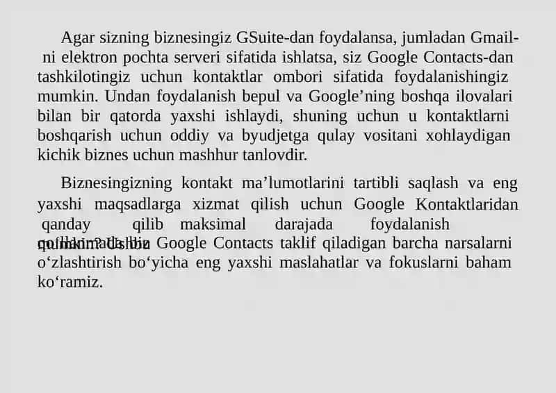 Google Contacts 3