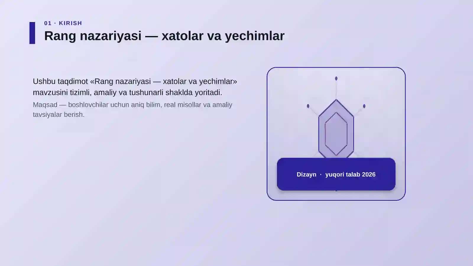 Rang nazariyasi — xatolar va yechimlar 3