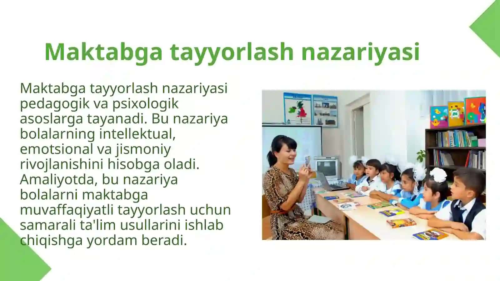 Bolalarni maktabga  tayyorlashning nazariy asoslari 3