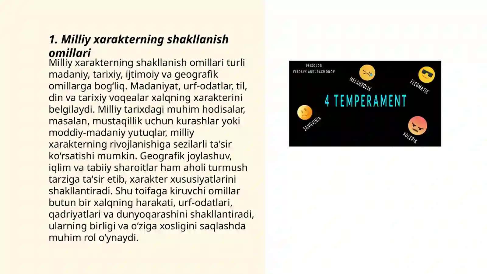 Milliy xarakter va temperament 3