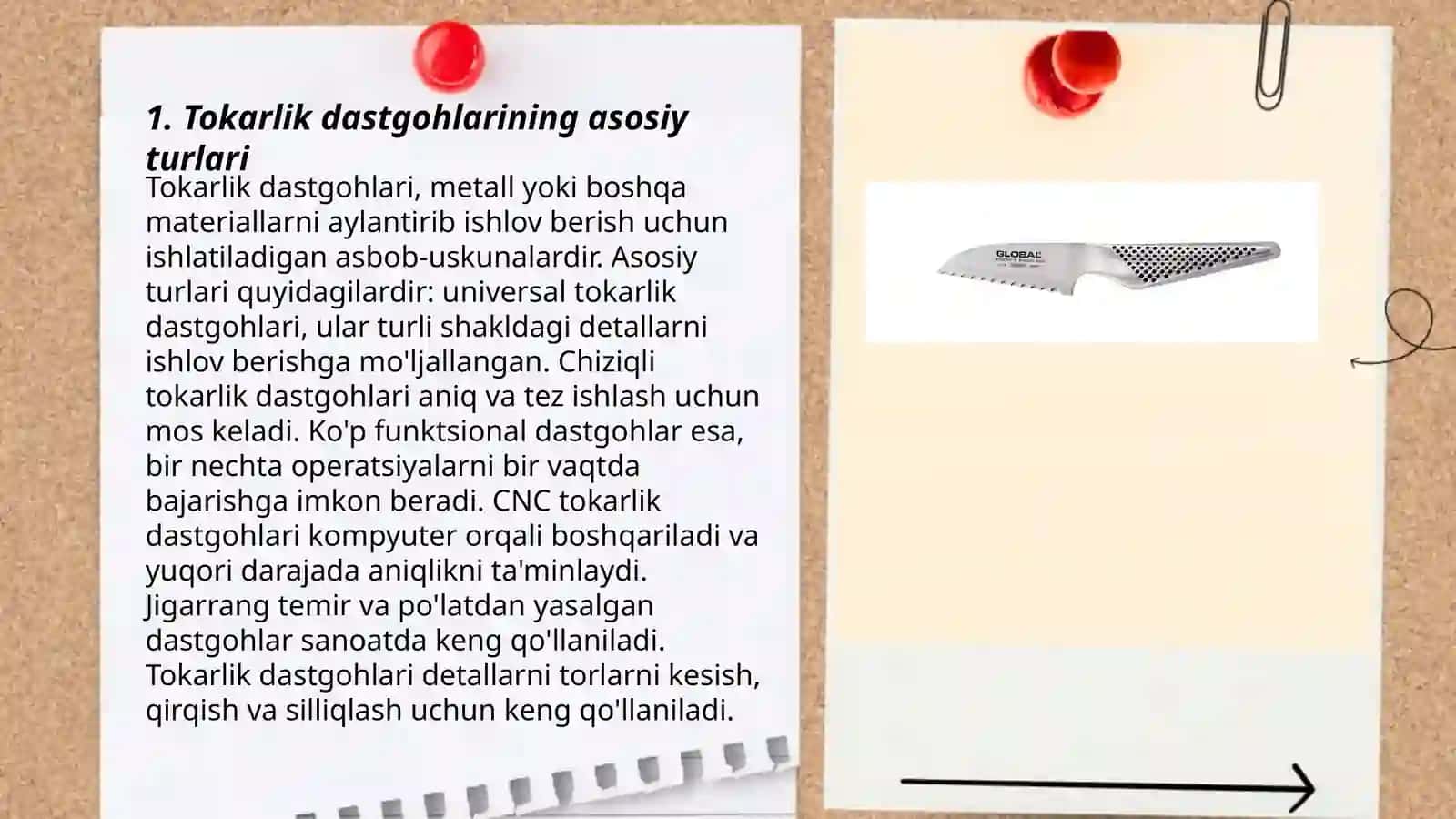Tokarlik dastgohlari va keskichlar 3