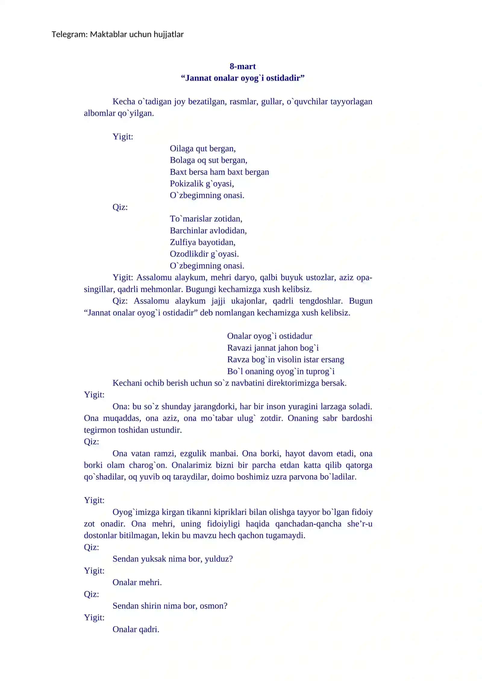 Maktablar uchun hujjatlar 3
