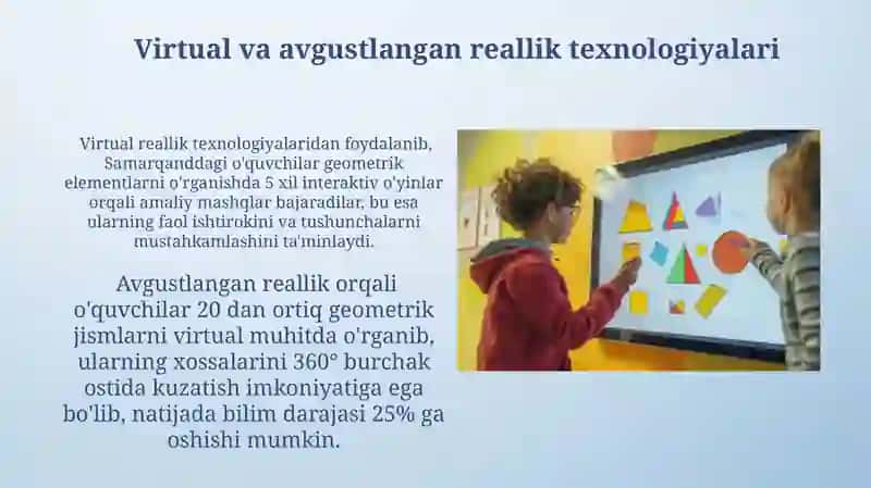 Geometrik elementlarni konsentratsiyalar asosida o'qitishda interfaol usullar 3