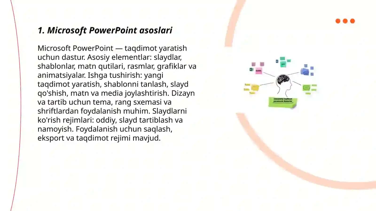Microsoft PowerPoint asoslari 3