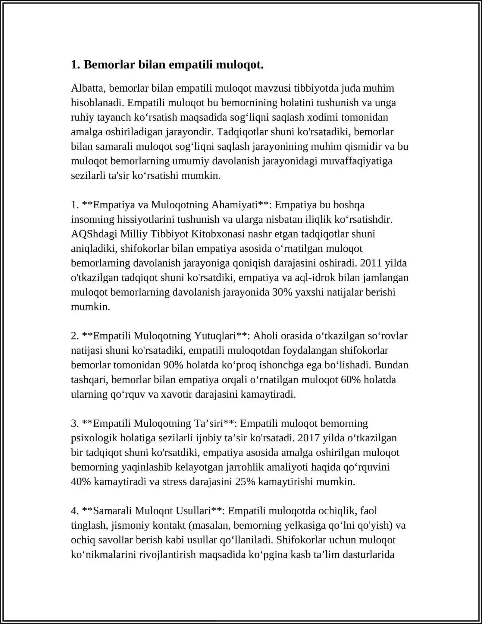 JARROHLIK BO'LIMLARIDAGI BEMORLAR PSIXOLOGIYASI MASALALARI 3