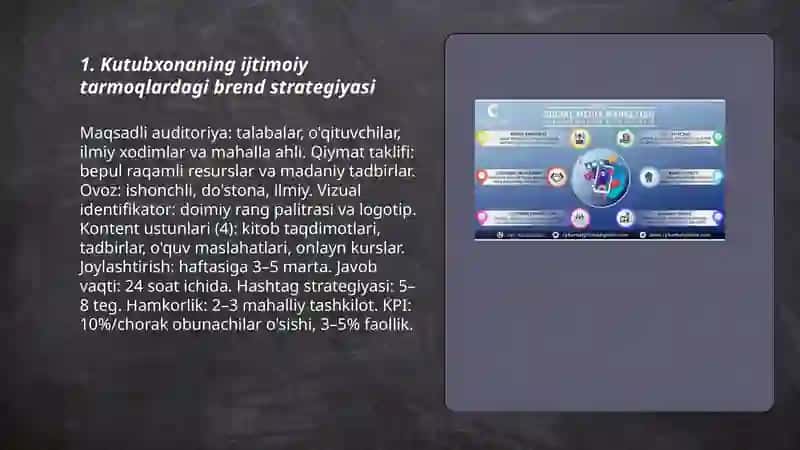 SMM (Social Media Marketing) orqali kutubxona xizmatlarini ilgari surish 3