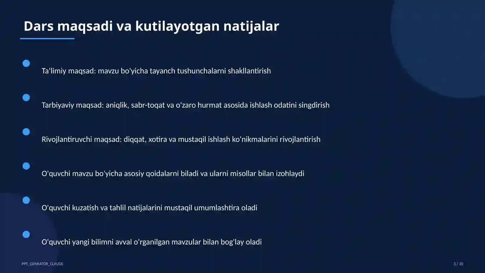 Pazandachilik asoslari: sog'lom nonushta (5-sinf) 3