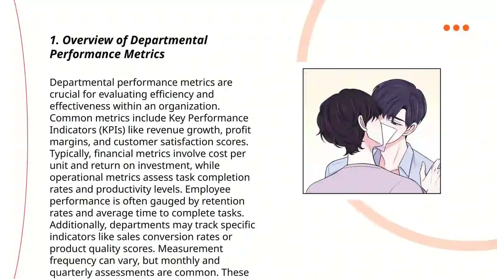 Overview of Departmental Performance Metrics 3