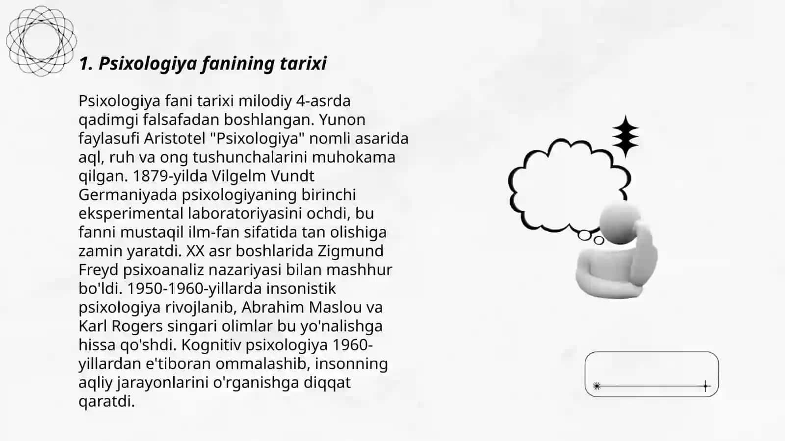 Psixologiya mustaqil fan sifatida 3
