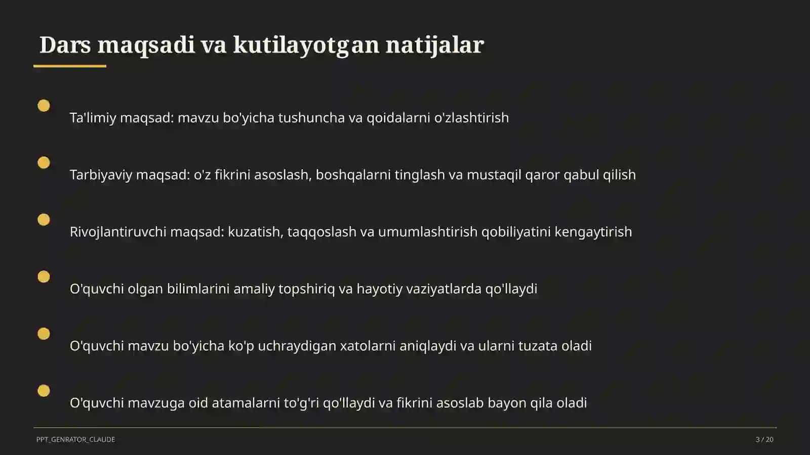 Nutq madaniyati va notiqlik san'ati (10-sinf) 3