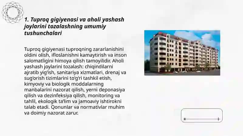 Tuproq gigiyenasi va aholi yashash joylarini tozalashning umumiy asoslari 3
