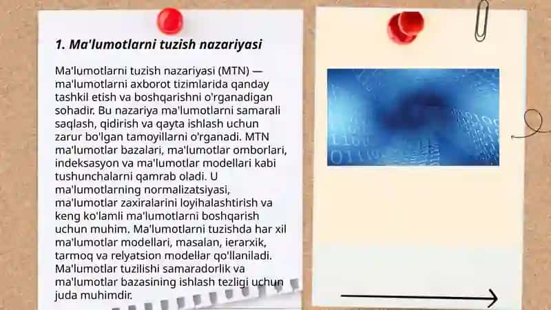 Axbarotni qayta ishlashning mantiqiy asoslari 3