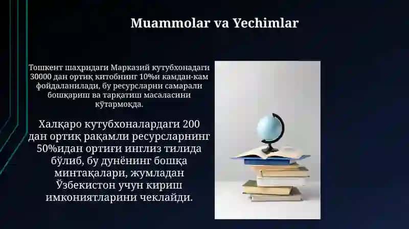 Xalqaro Kutubxonalari 3