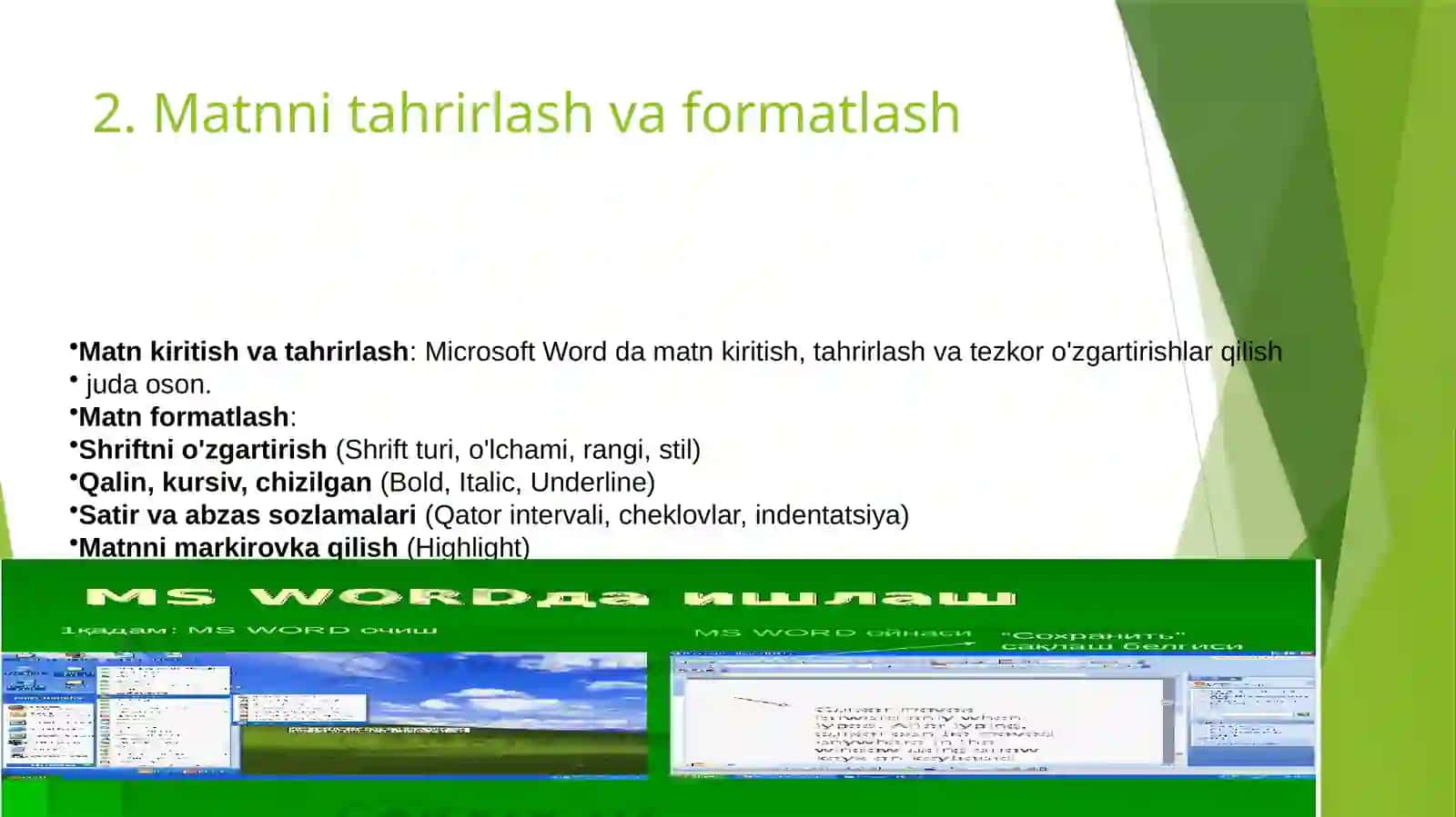 Microsoft Worddasturiningimkoniyatlari 3