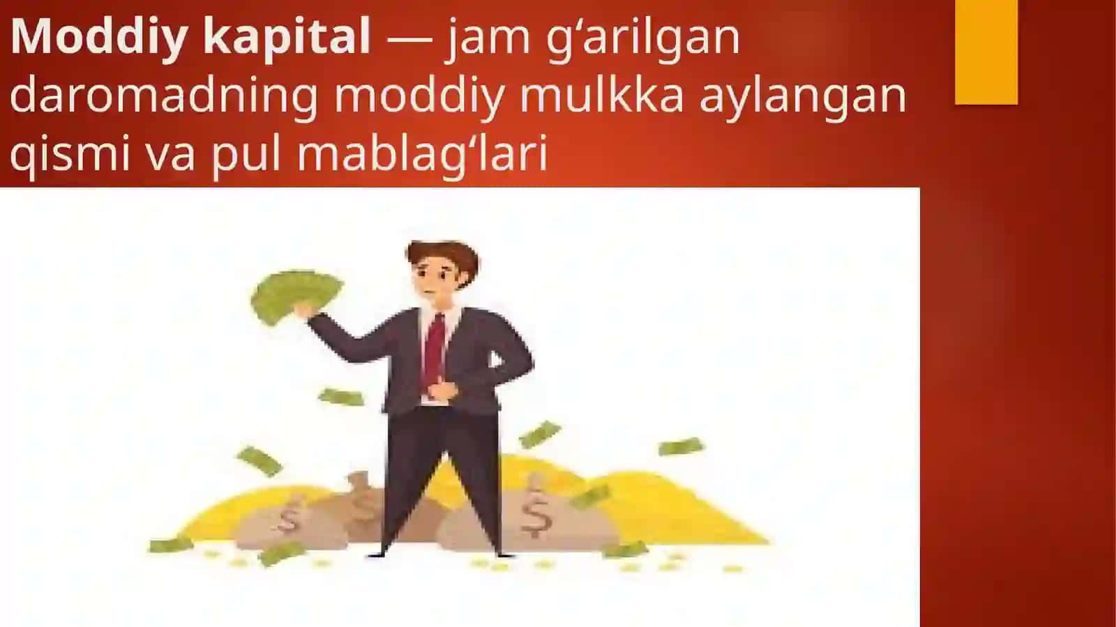 8-sinf Iqtisod dars ishlanma. Daromad va boylik 3