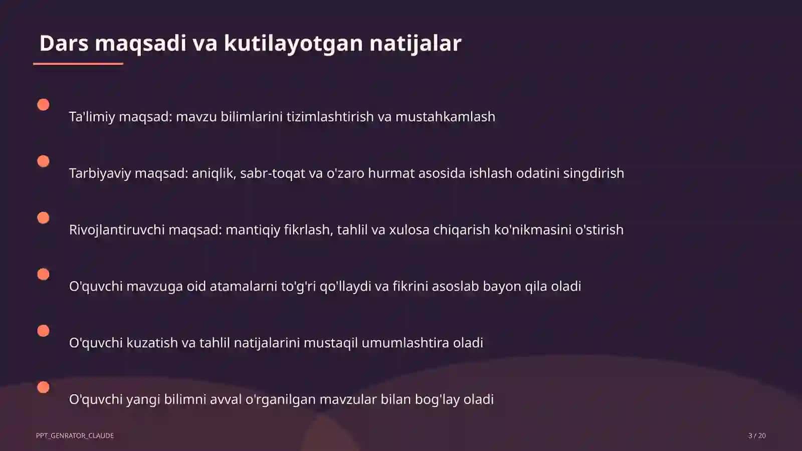 Fitnes va mustaqil mashg'ulot rejasi (11-sinf) 3