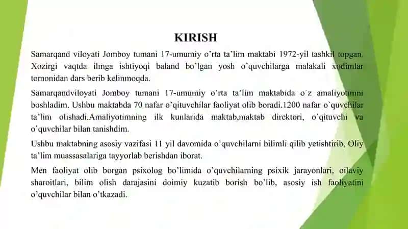 amaliyot xisoboti 3