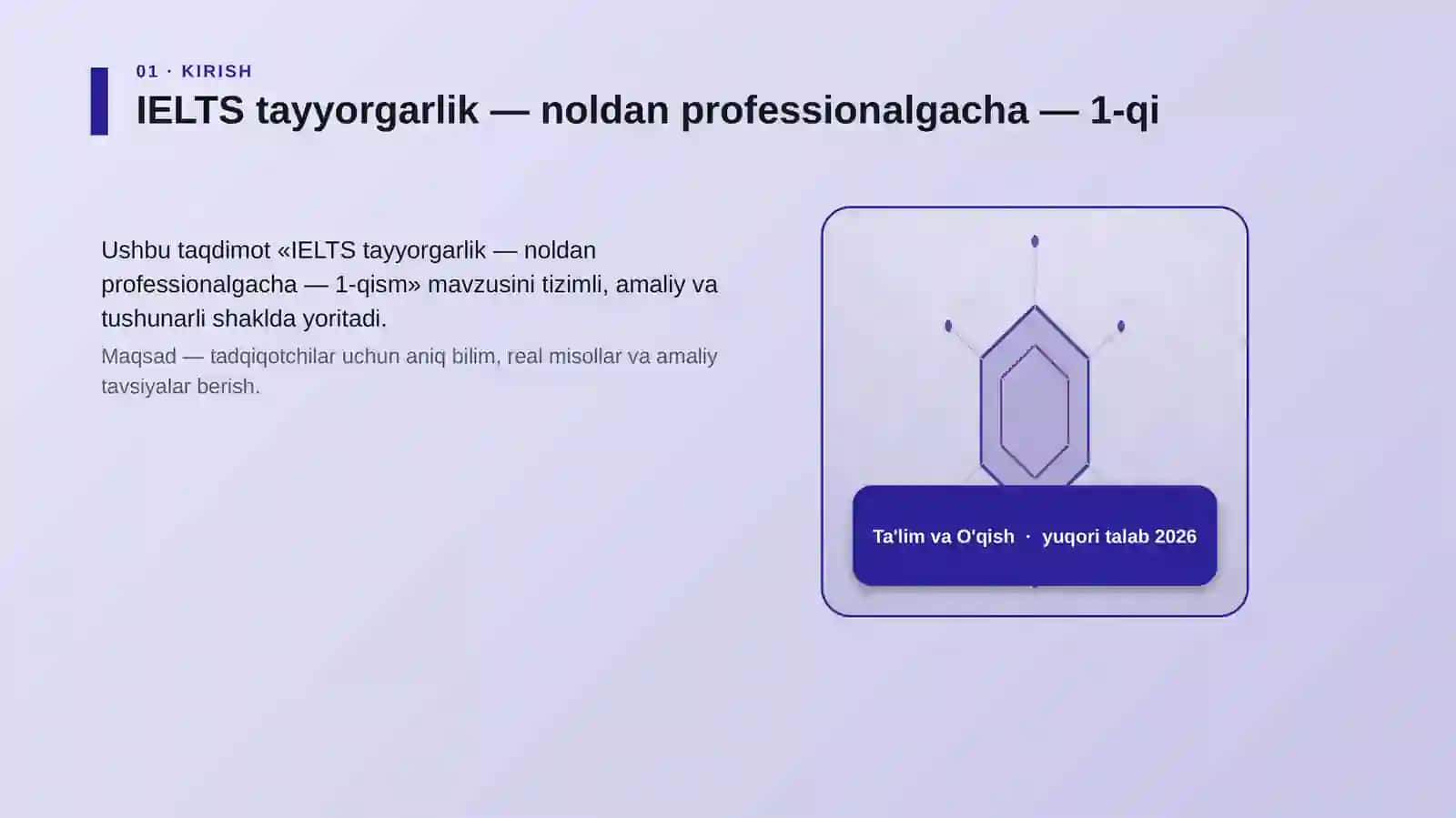IELTS tayyorgarlik — noldan professionalgacha — 1-qism 3