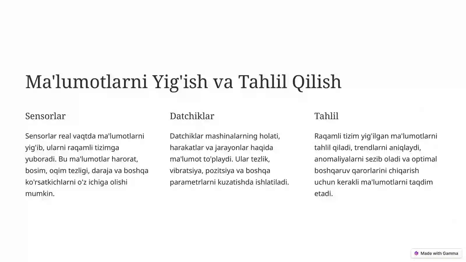 Raqamli Tuzilmalarni Loyihalashga Kirish Fanidan Mustaqil Ishi 3