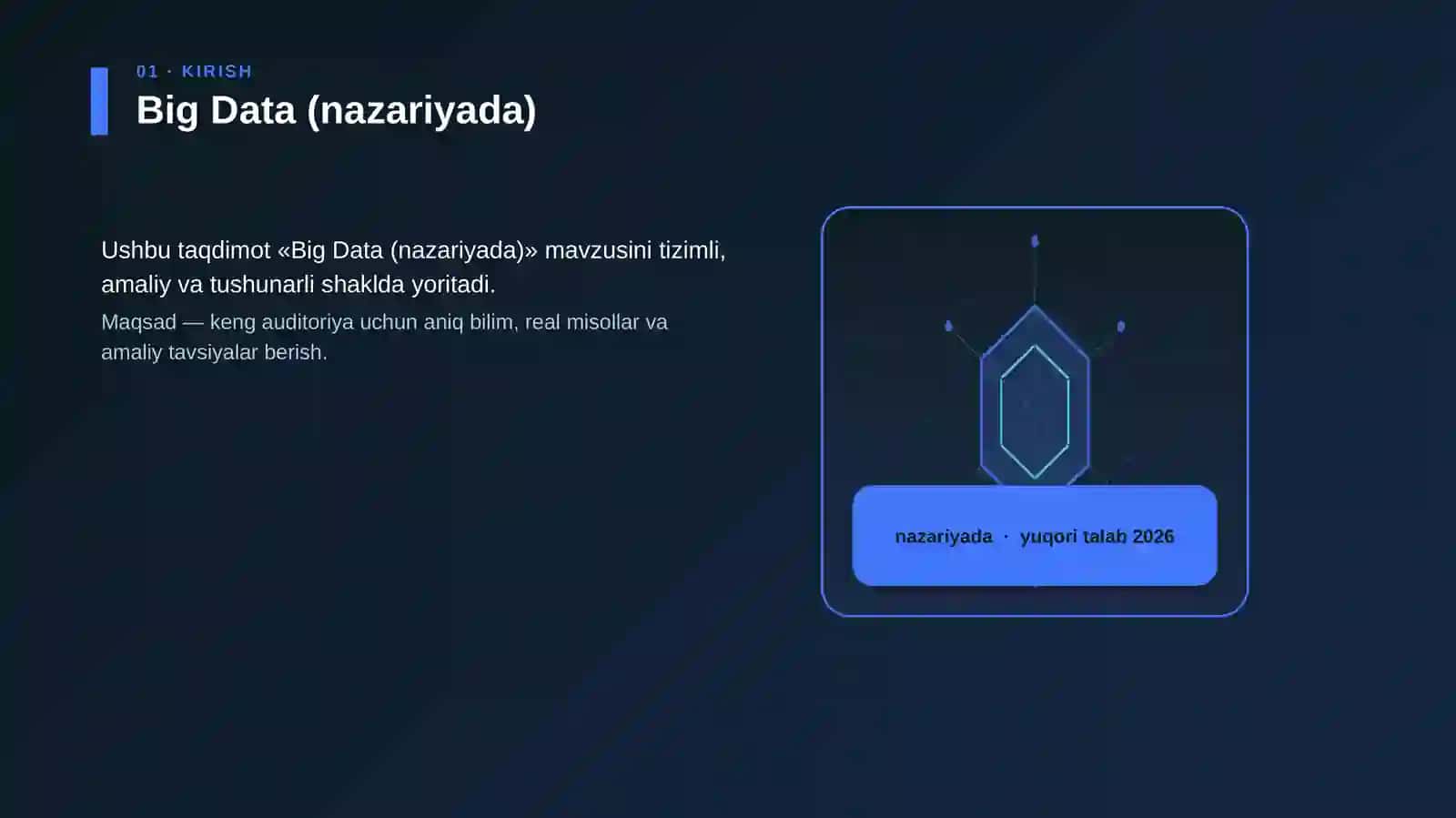 Big Data (nazariyada) 3