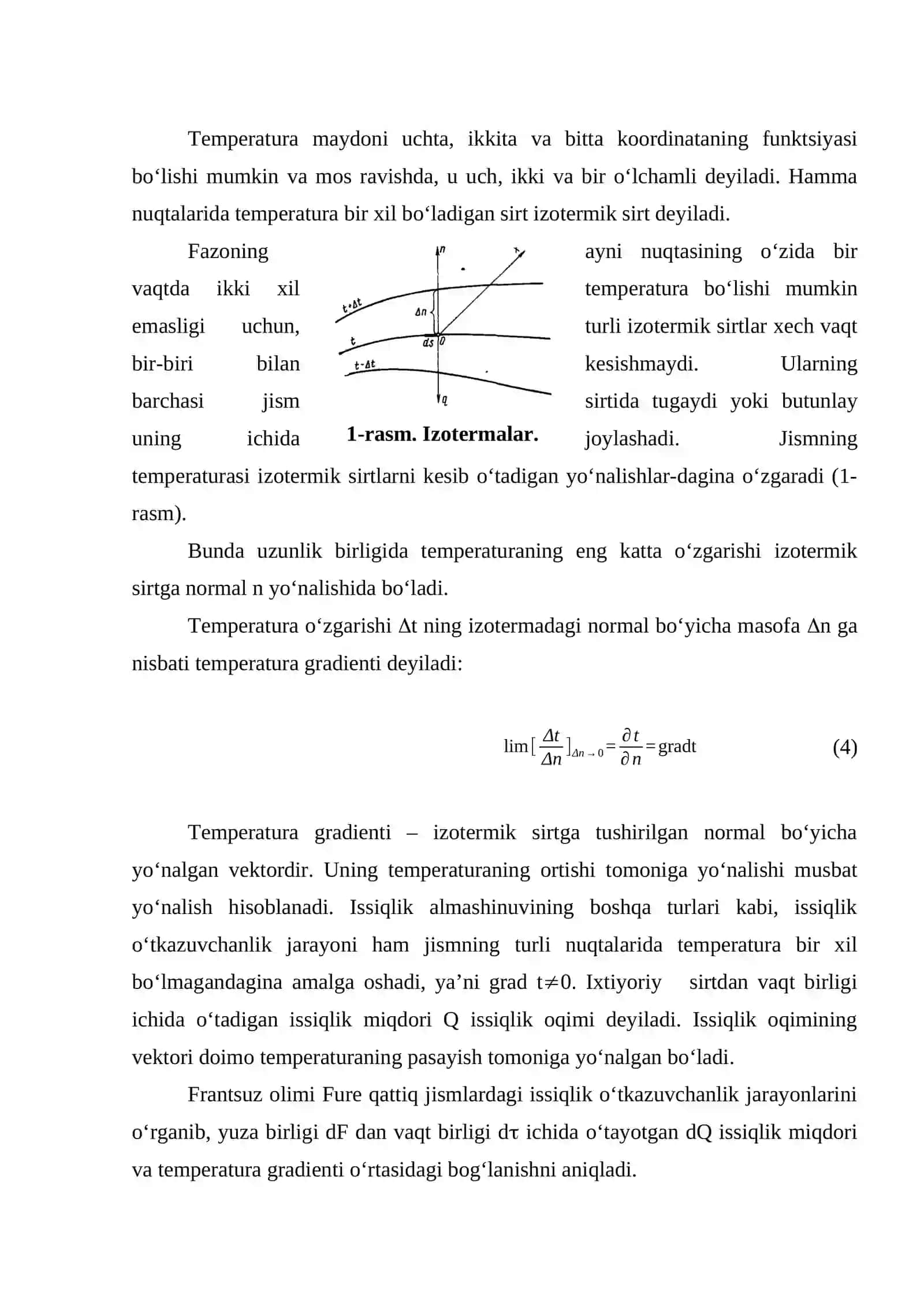 Issiqlik o‘tkazuvchanlik 3