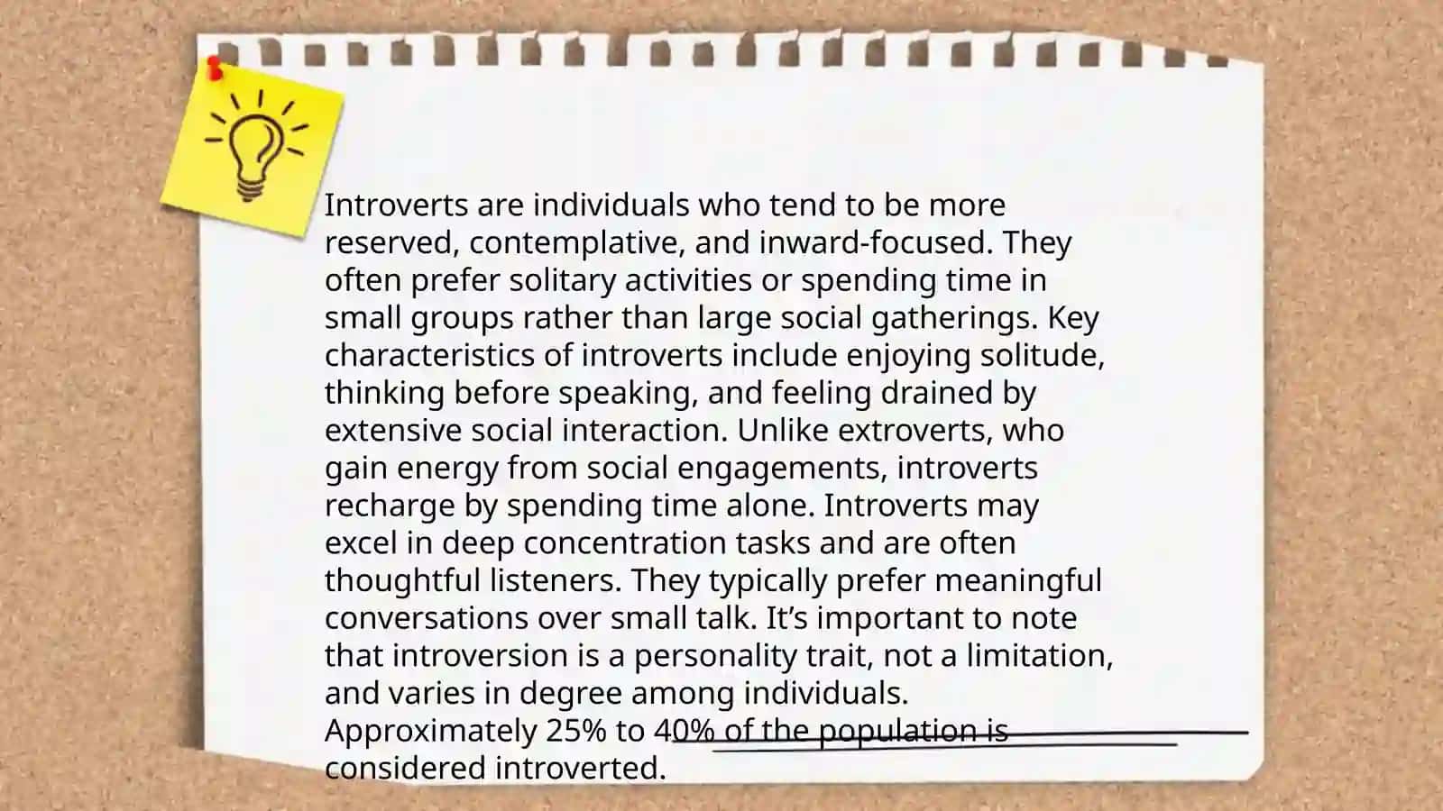Introverts and Extraverts 3