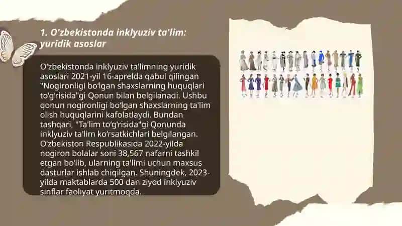 O'zbekistonda inklyuziv talimning memoriy huquqiy bazasini tahlil qilish 3
