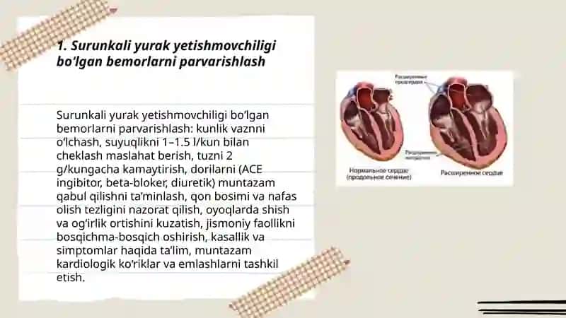 Surunkali yurak-qon tomir kasalliklarda bemorlarni parvarishlash 3