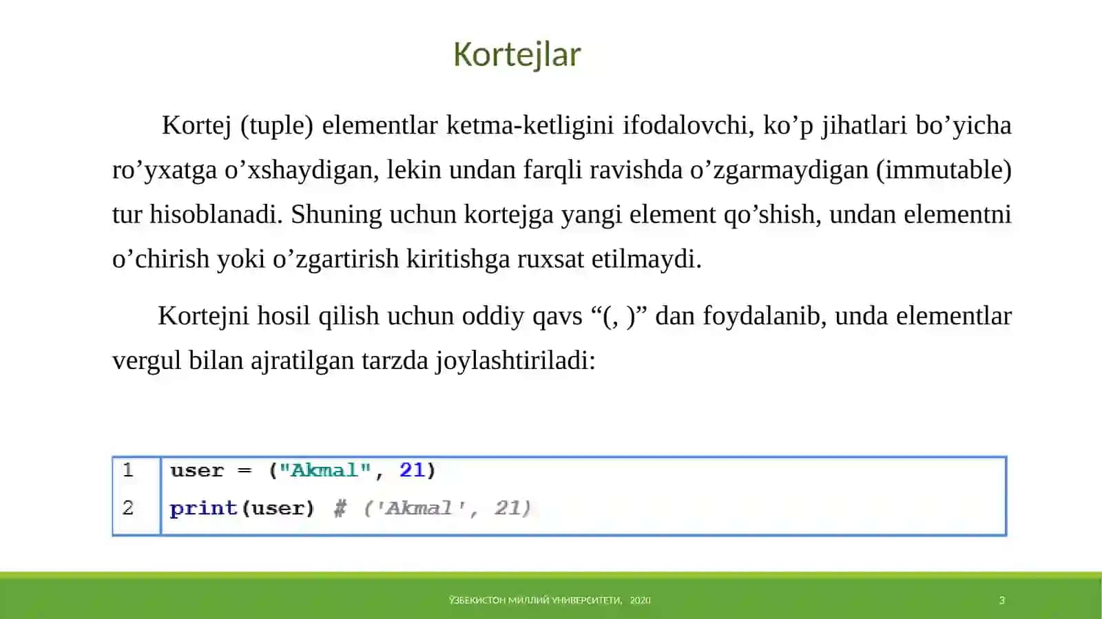 Pythondasturlashtili 3