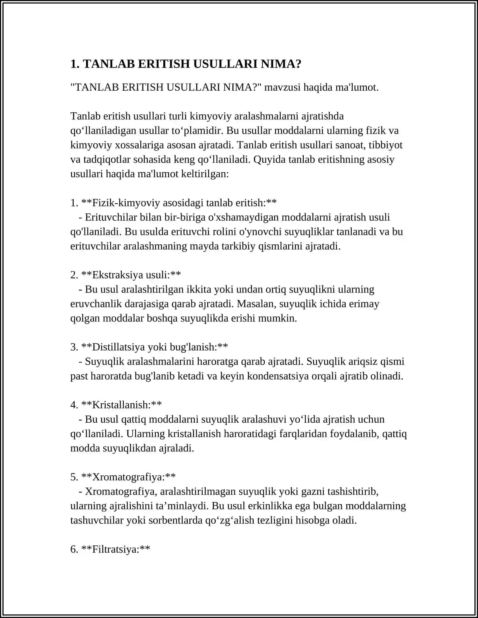TANLAB ERITISH DASTGOHLARINI HISOBLASH UCHUN KINETIK QONUNIYATLARNI QÒLLASH 3