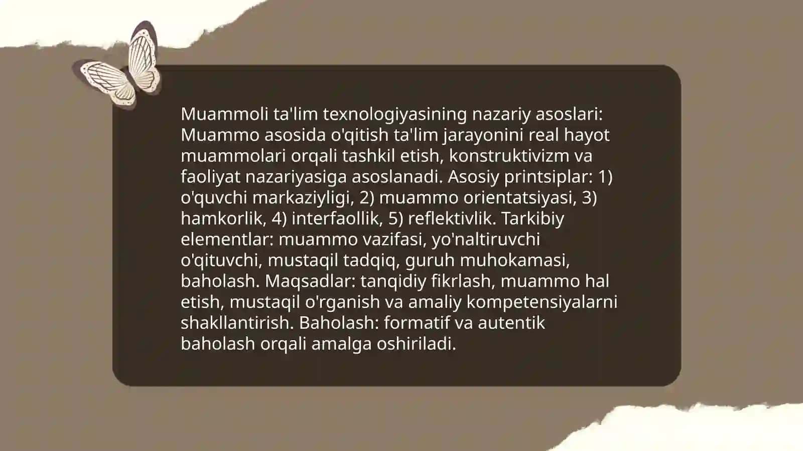 Muammoli ta’lim texnologiyasi 3