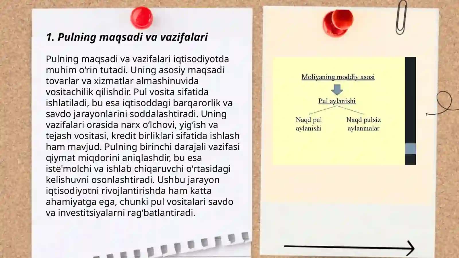 Pulning funksiyalari va ularga tavsif 3