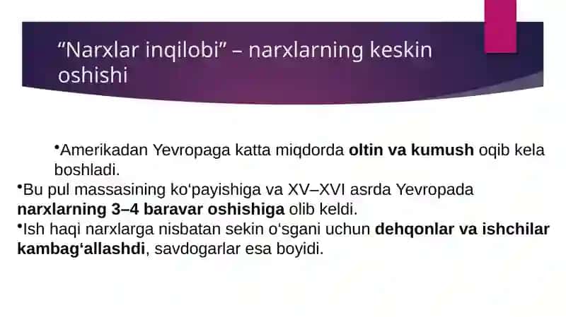 Buyuk geografik kashfiyotlarining iqtisodiy oqibatlari 3